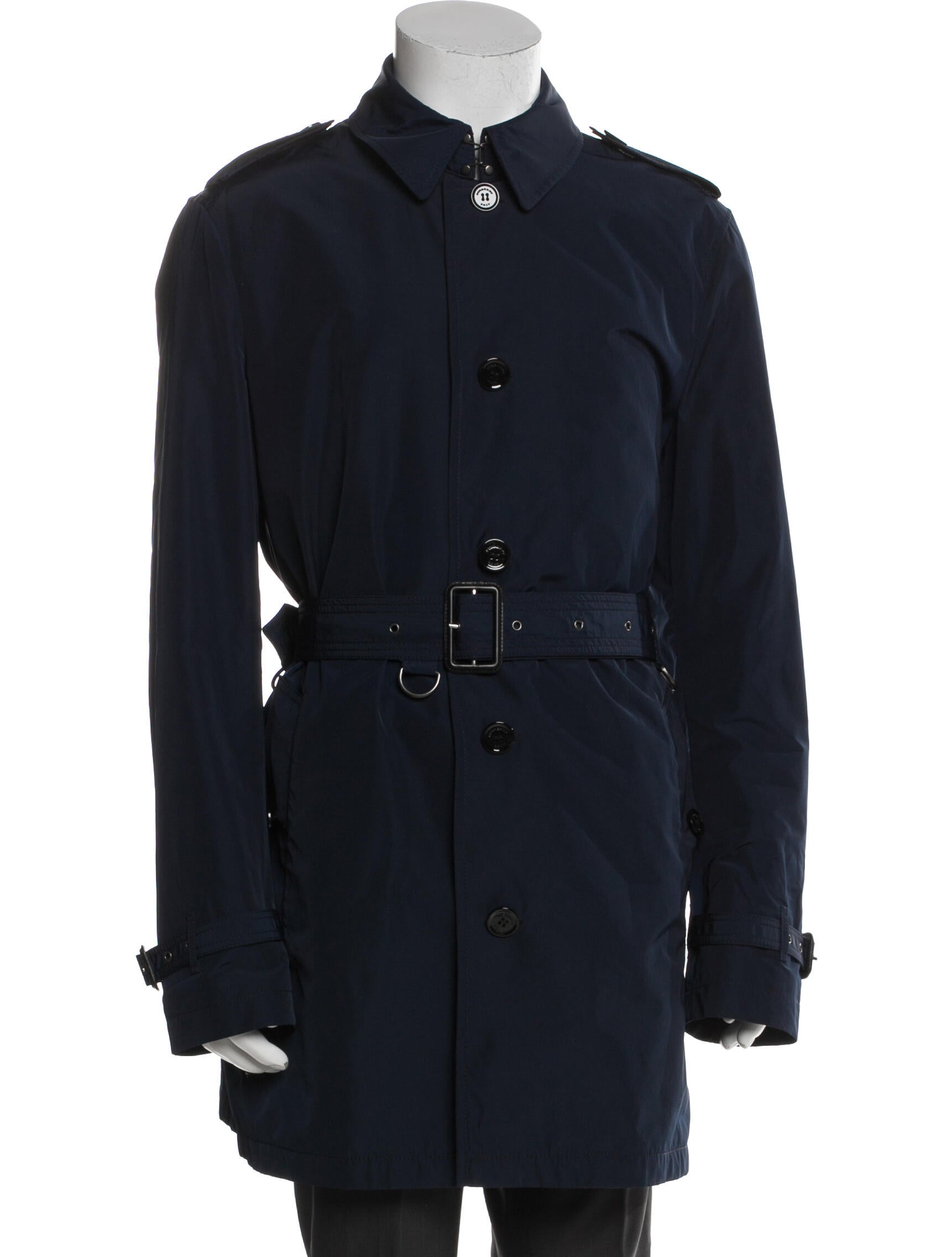 Burberry Brit Nova Check Pattern Trench Coat