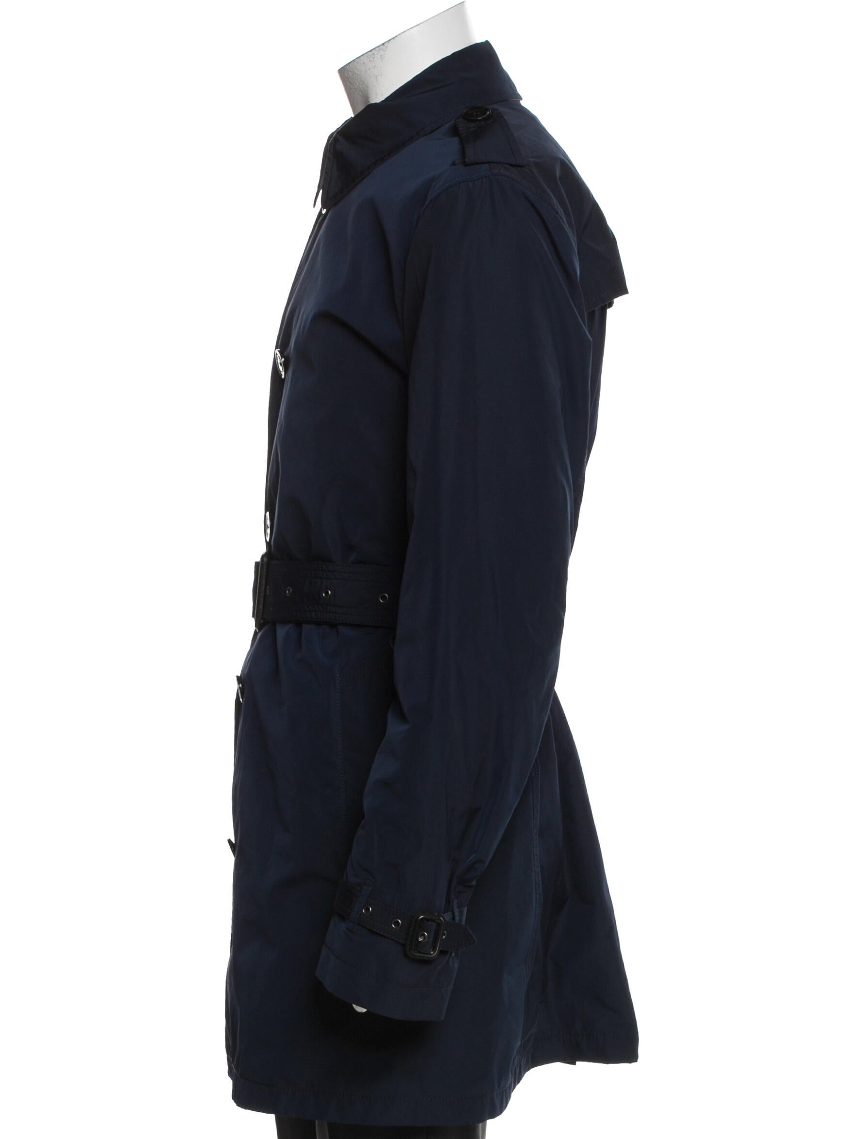 Burberry Brit Nova Check Pattern Trench Coat