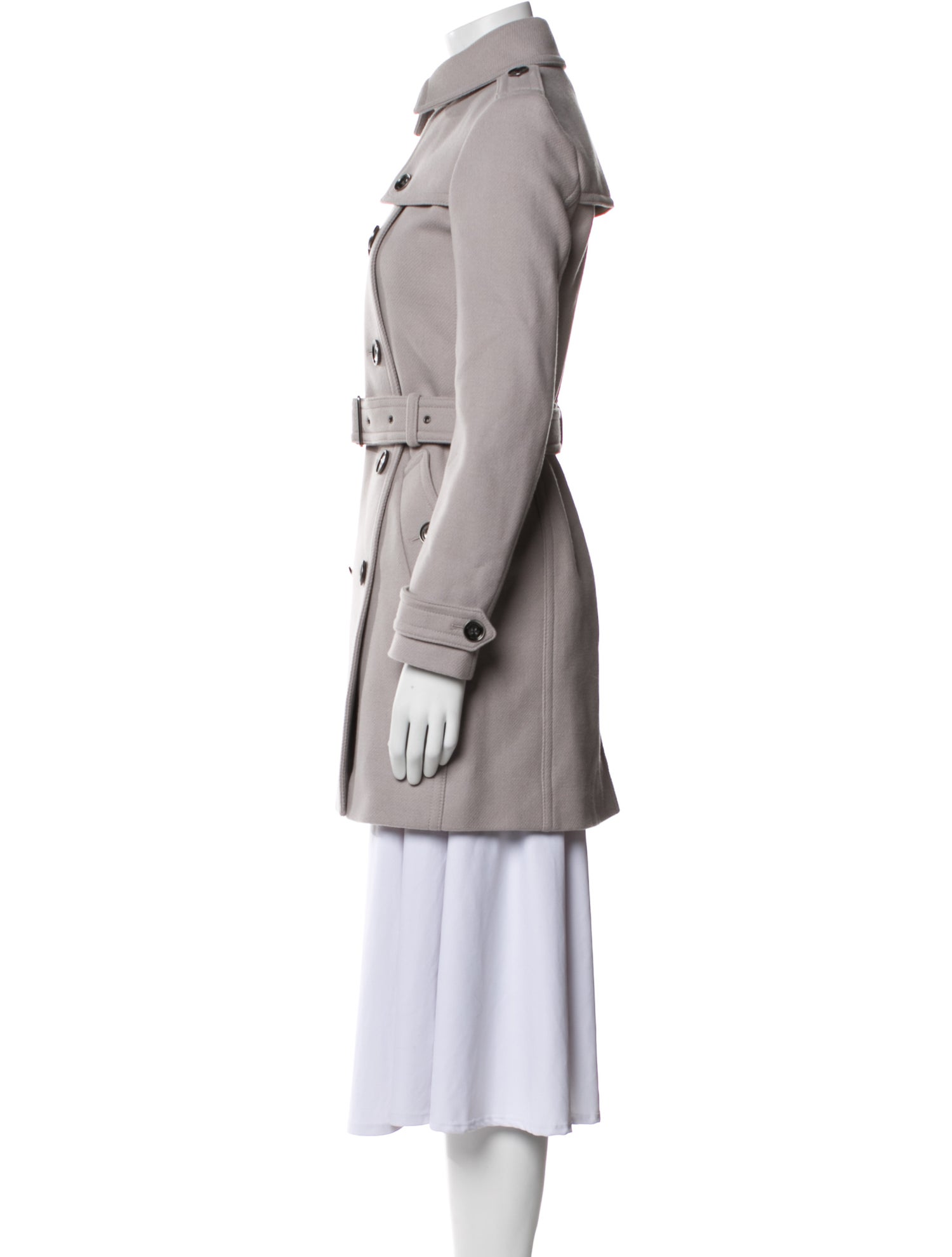 Burberry Brit Virgin Wool Trench Coat