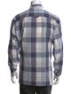 Burberry Brit Plaid Print Long Sleeve Shirt