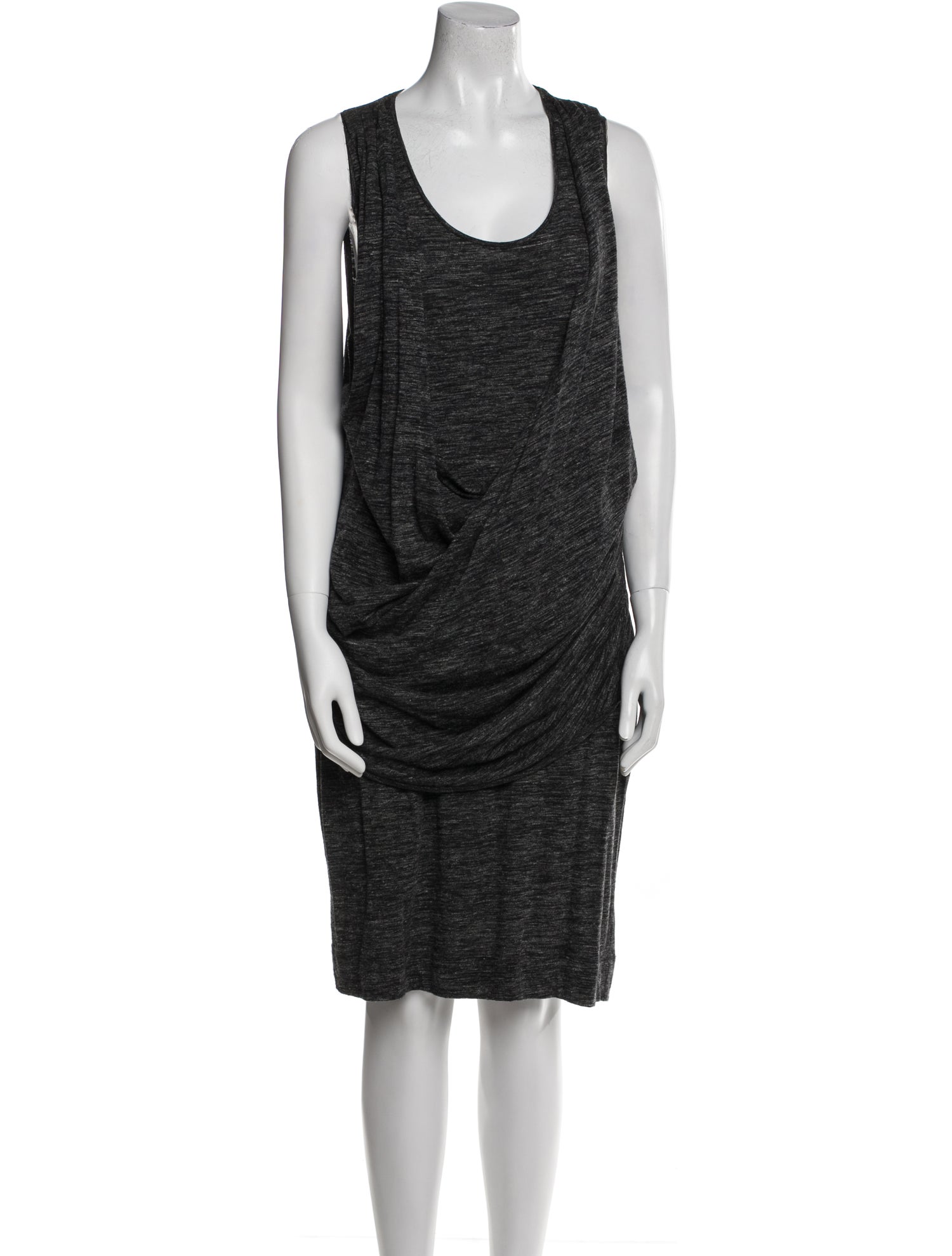 Burberry Brit Scoop Neck Knee-Length Dress