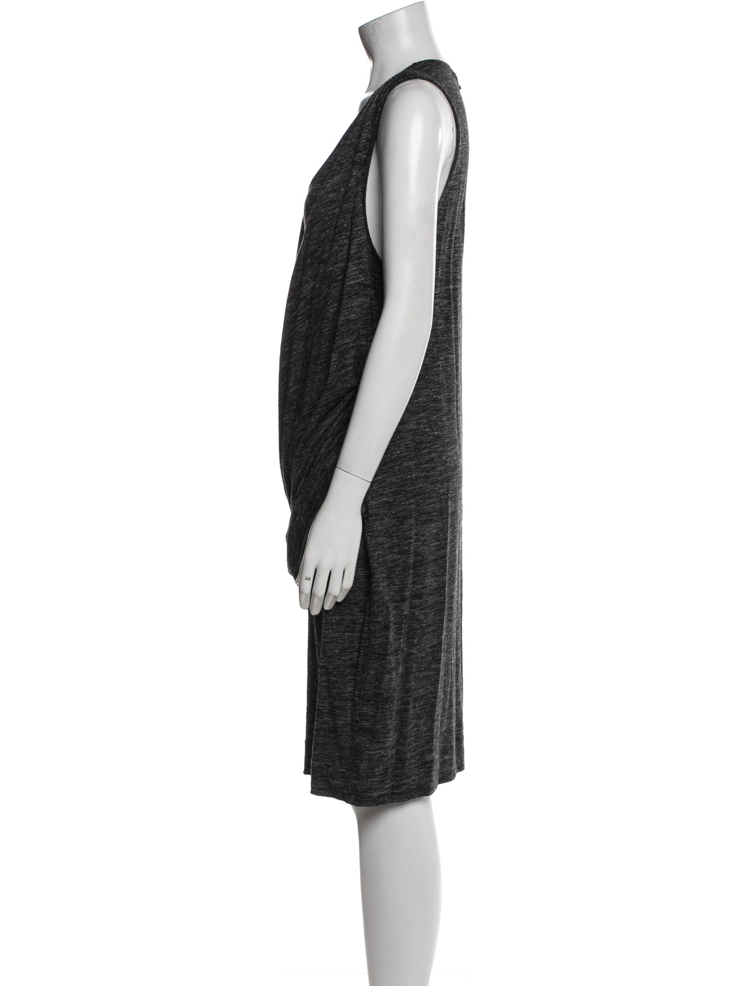 Burberry Brit Scoop Neck Knee-Length Dress