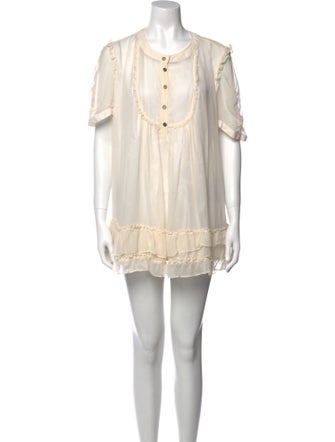 Burberry Brit Silk Mini Dress