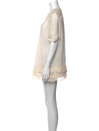 Burberry Brit Silk Mini Dress