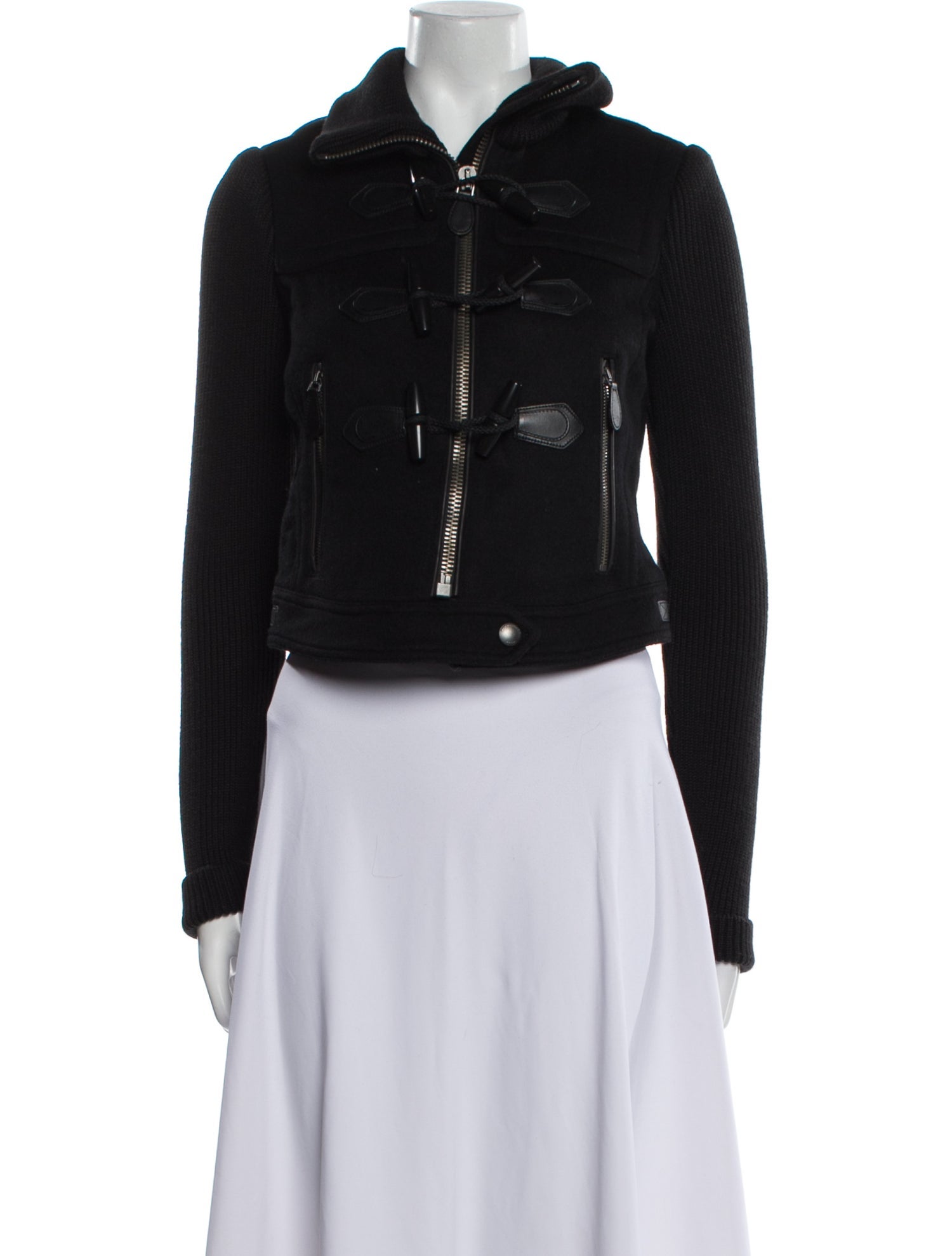 Burberry Brit Wool Biker Jacket w/ Tags