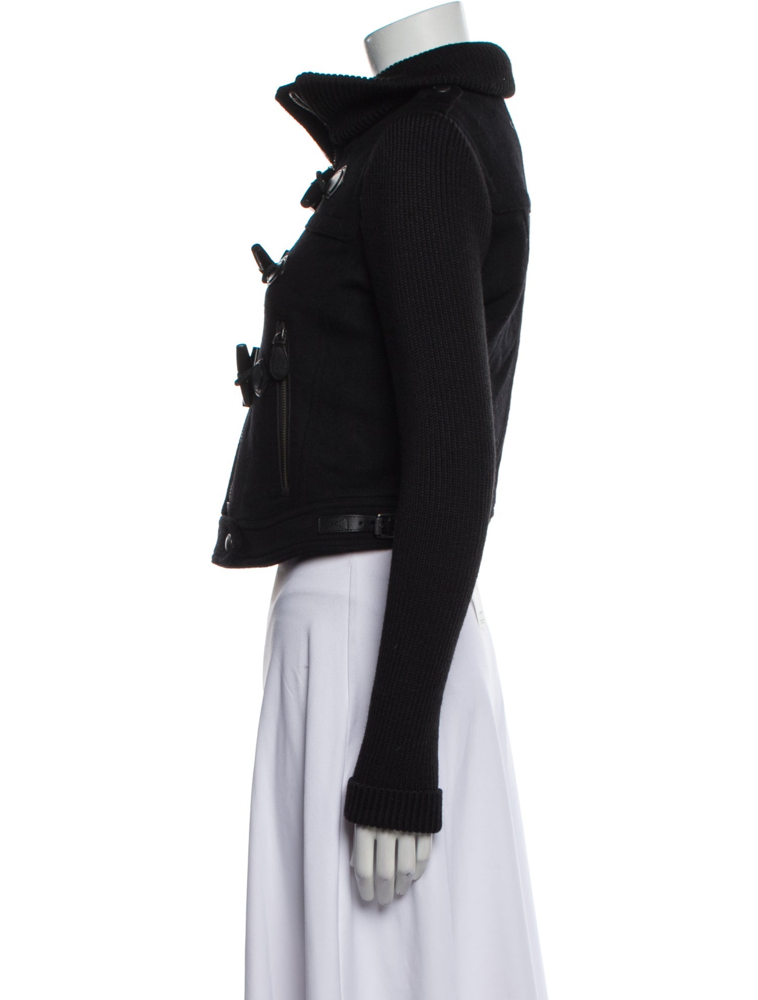 Burberry Brit Wool Biker Jacket w/ Tags