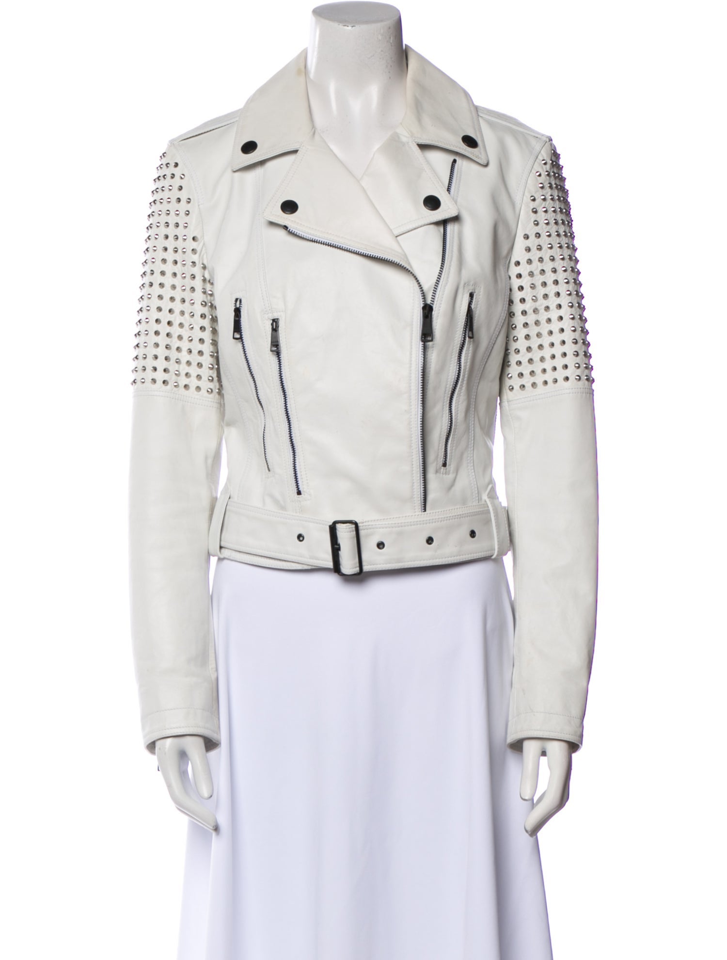 Burberry Brit Leather Biker Jacket