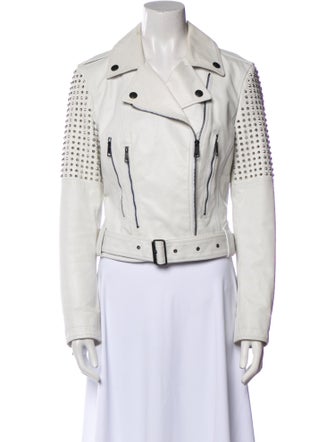 Burberry Brit Leather Biker Jacket