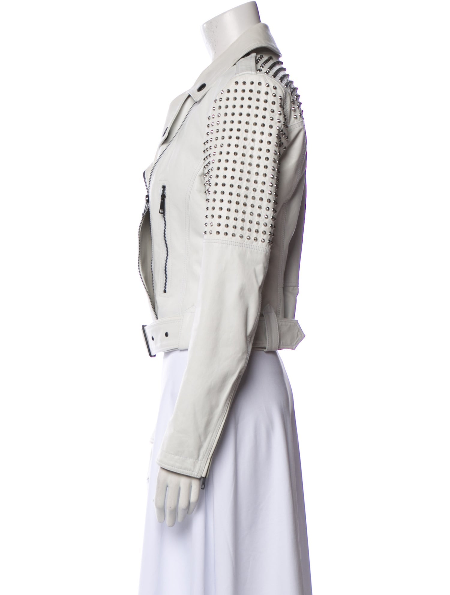 Burberry Brit Leather Biker Jacket