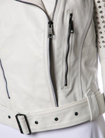 Burberry Brit Leather Biker Jacket