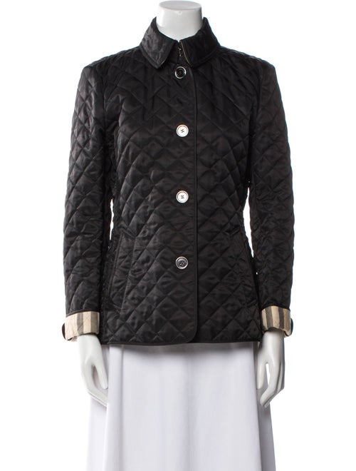 Burberry Brit Plaid Print Utility Jacket