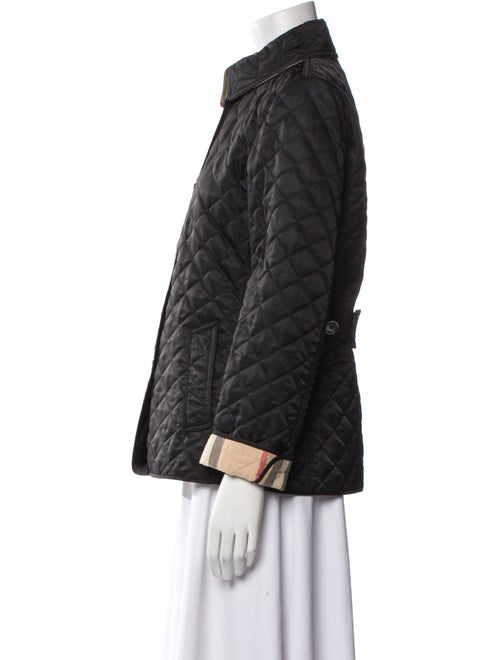 Burberry Brit Plaid Print Utility Jacket