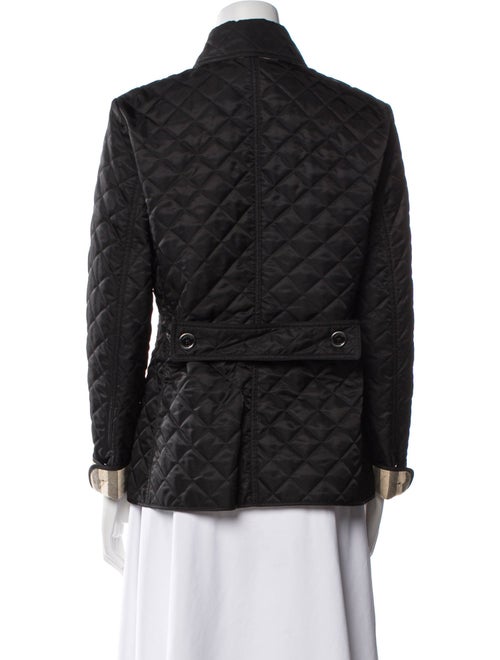 Burberry Brit Plaid Print Utility Jacket