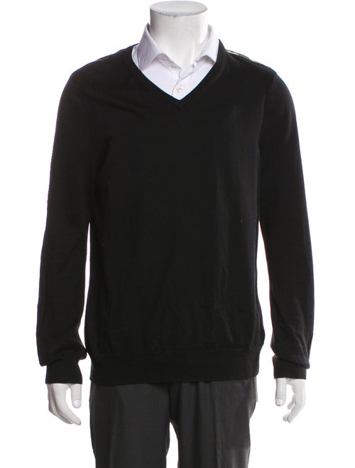 Burberry Brit V-Neck Long Sleeve Pullover