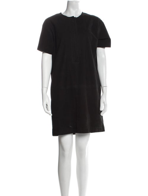 Burberry Brit Suede Mini Dress