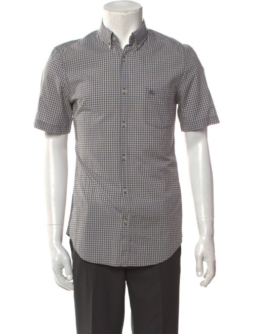 Burberry Brit Plaid Print Short Sleeve Shirt