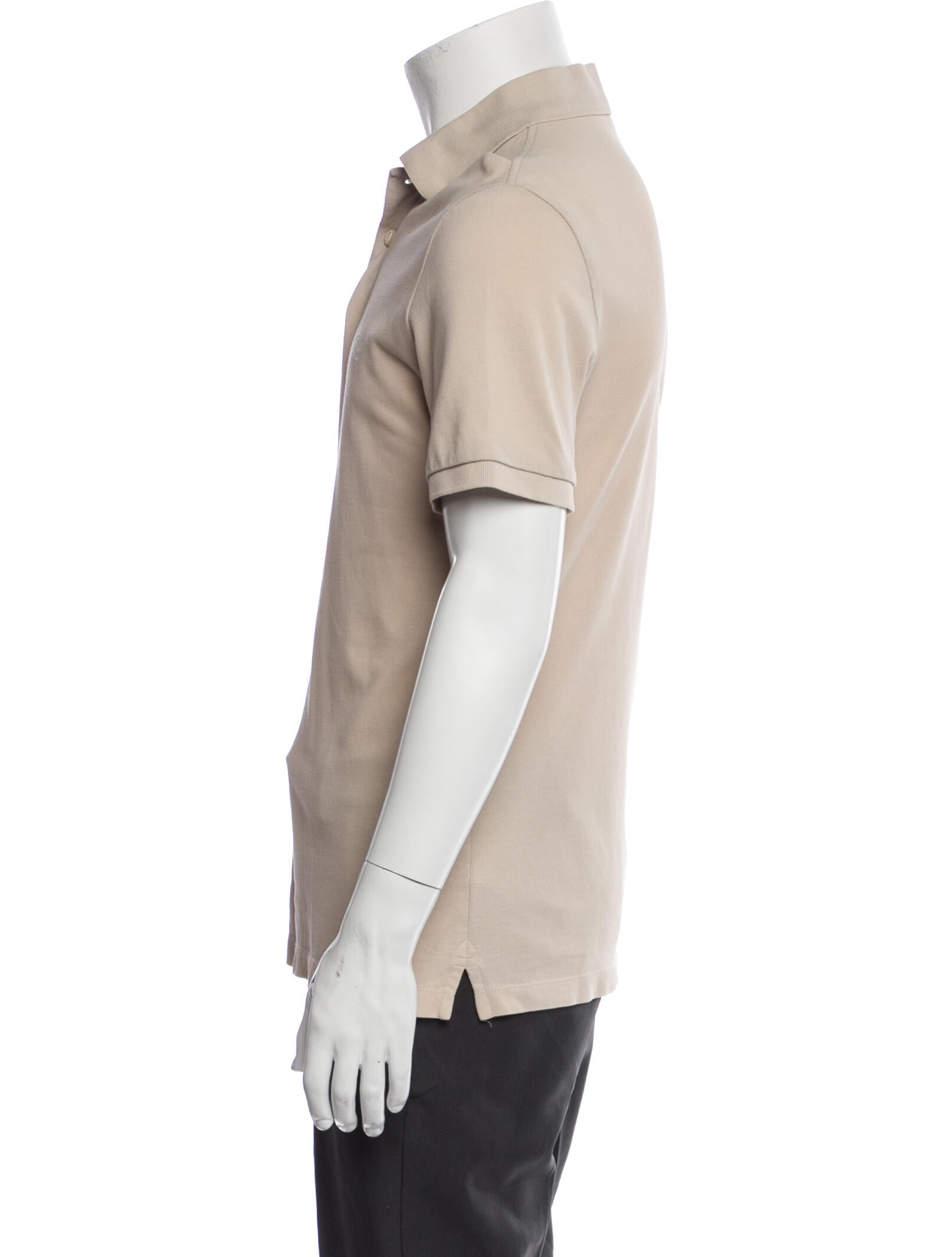 Burberry Brit Nova Check Pattern Crew Neck Polo Shirt