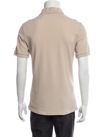 Burberry Brit Nova Check Pattern Crew Neck Polo Shirt