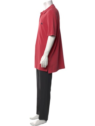 Burberry Brit V-Neck Short Sleeve Polo Shirt