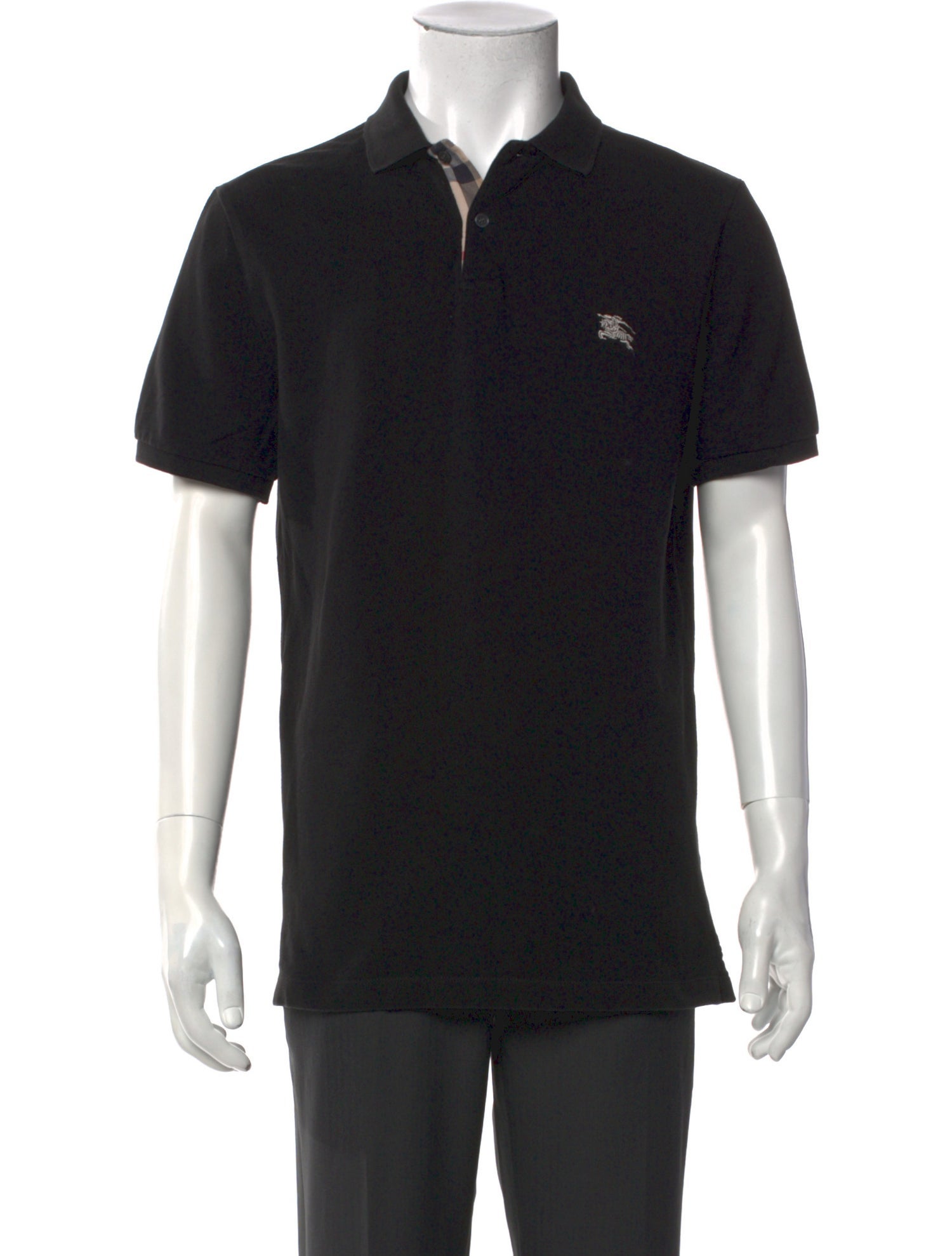 Burberry Brit V-Neck Short Sleeve Polo Shirt