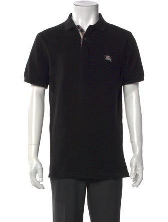 Burberry Brit V-Neck Short Sleeve Polo Shirt