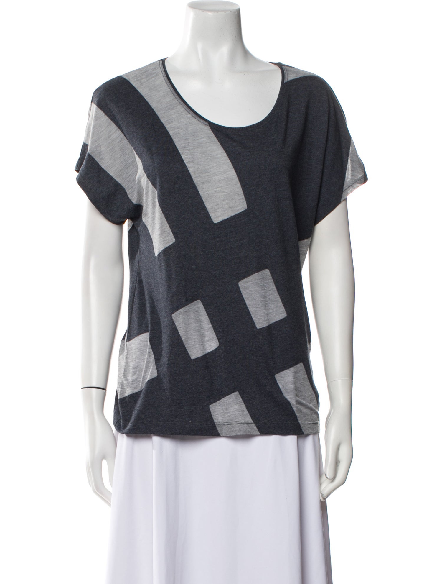 Burberry Brit Printed Scoop Neck T-Shirt