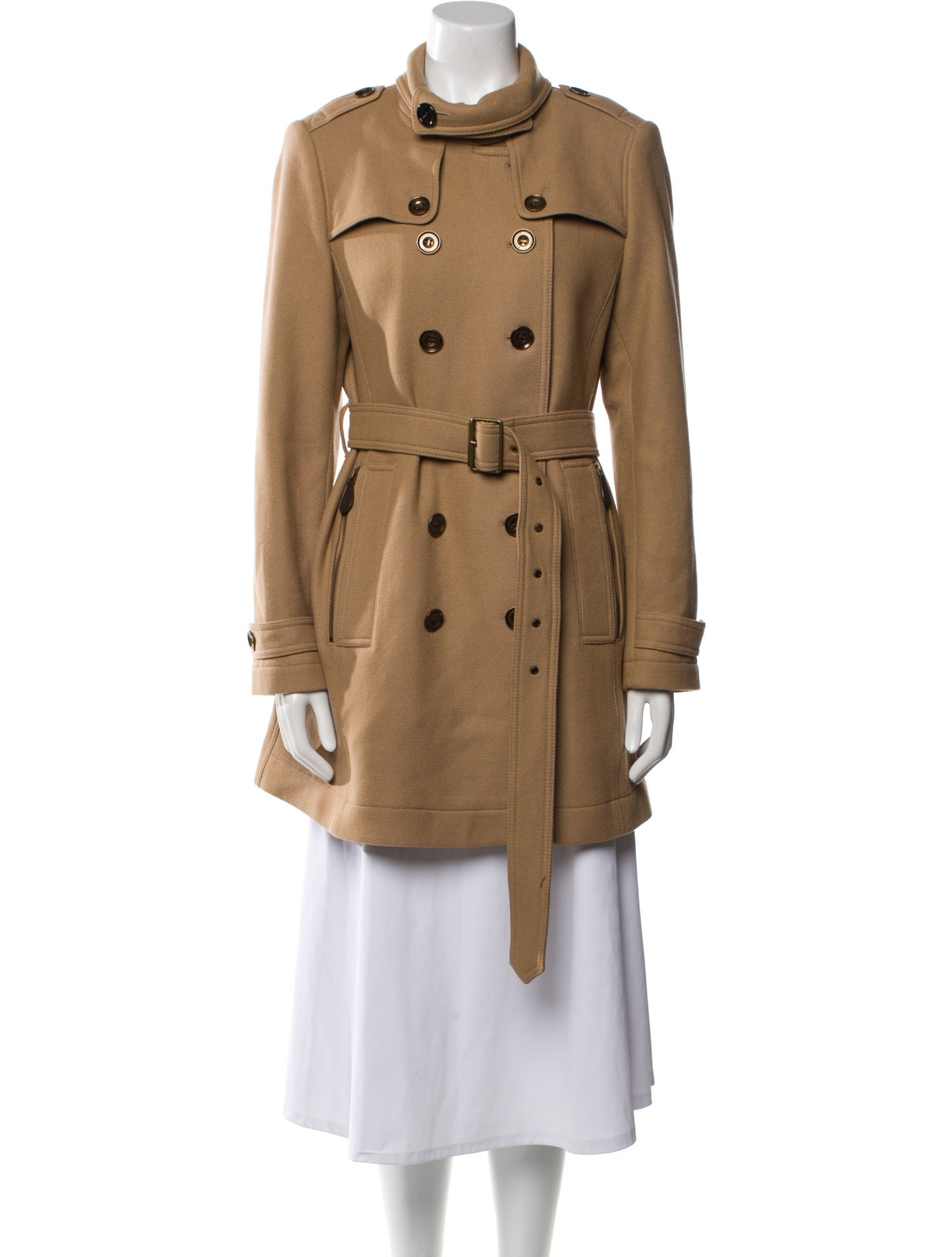Burberry Brit Wool Trench Coat