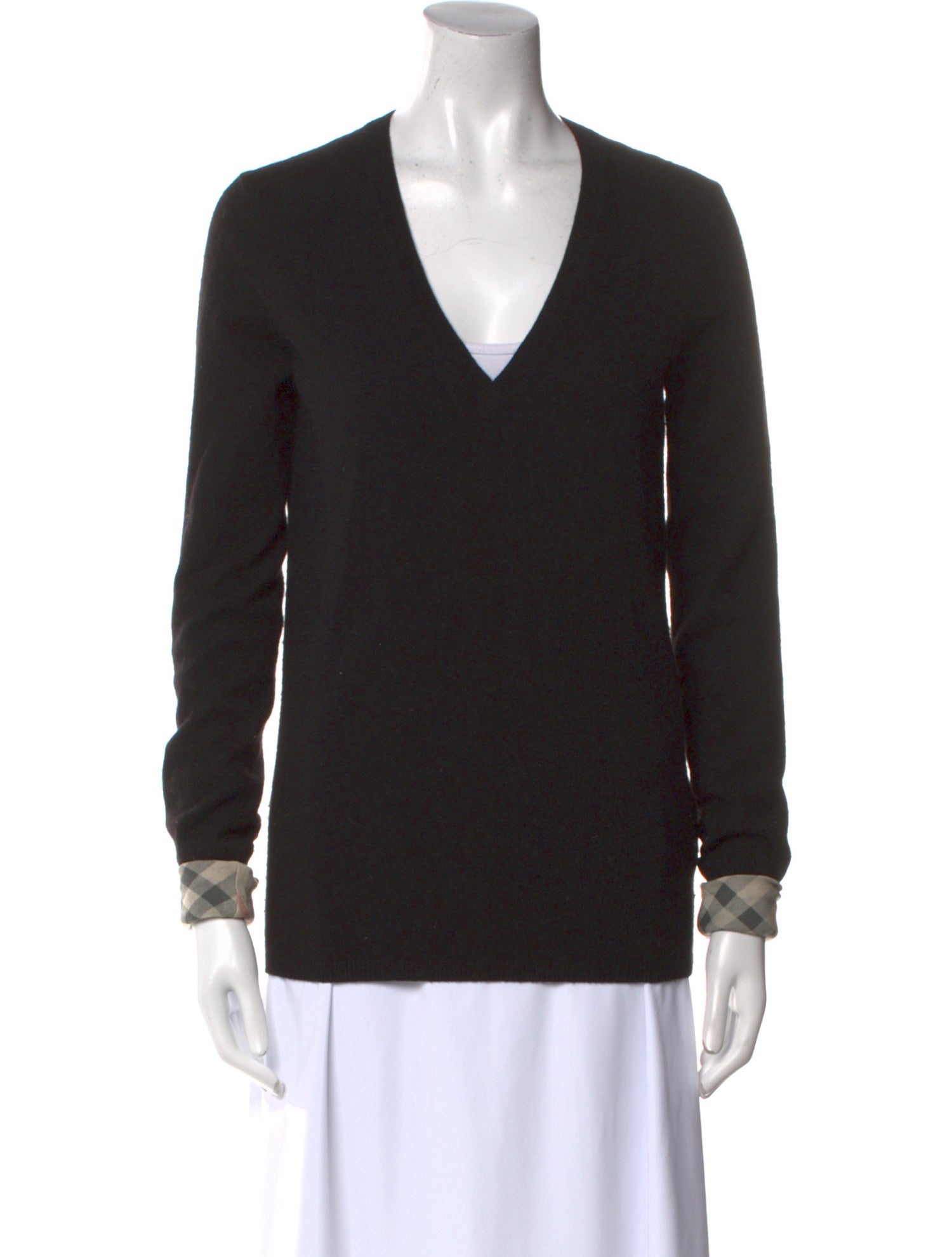 Burberry Brit Cashmere V-Neck Sweater