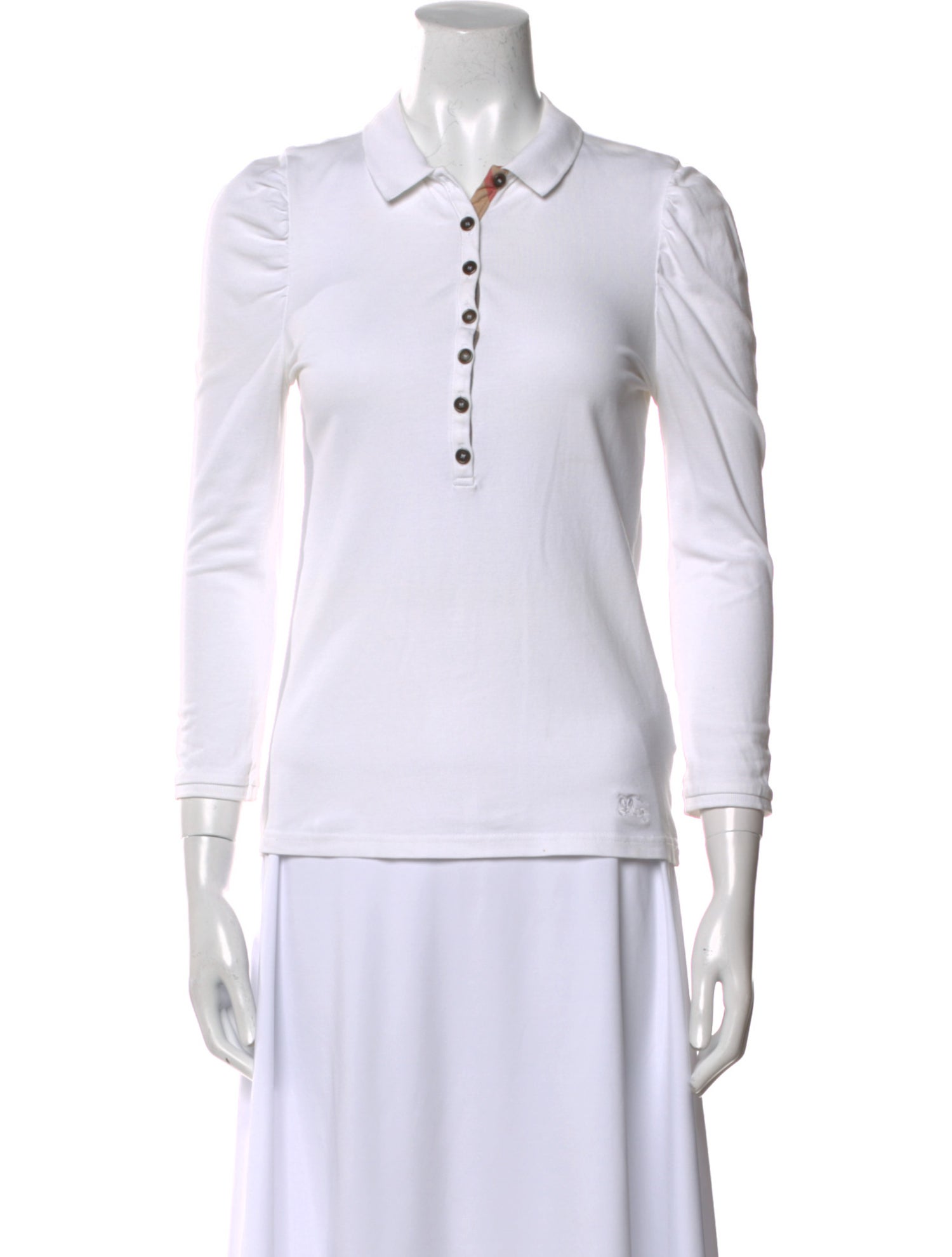 Burberry Brit Three-Quarter Sleeve Polo
