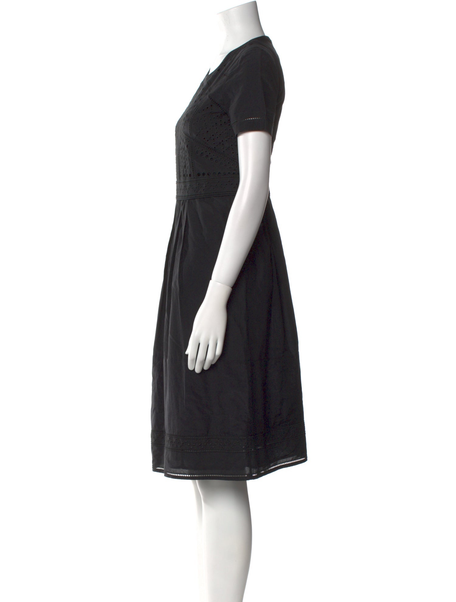 Burberry Brit Crew Neck Knee-Length Dress