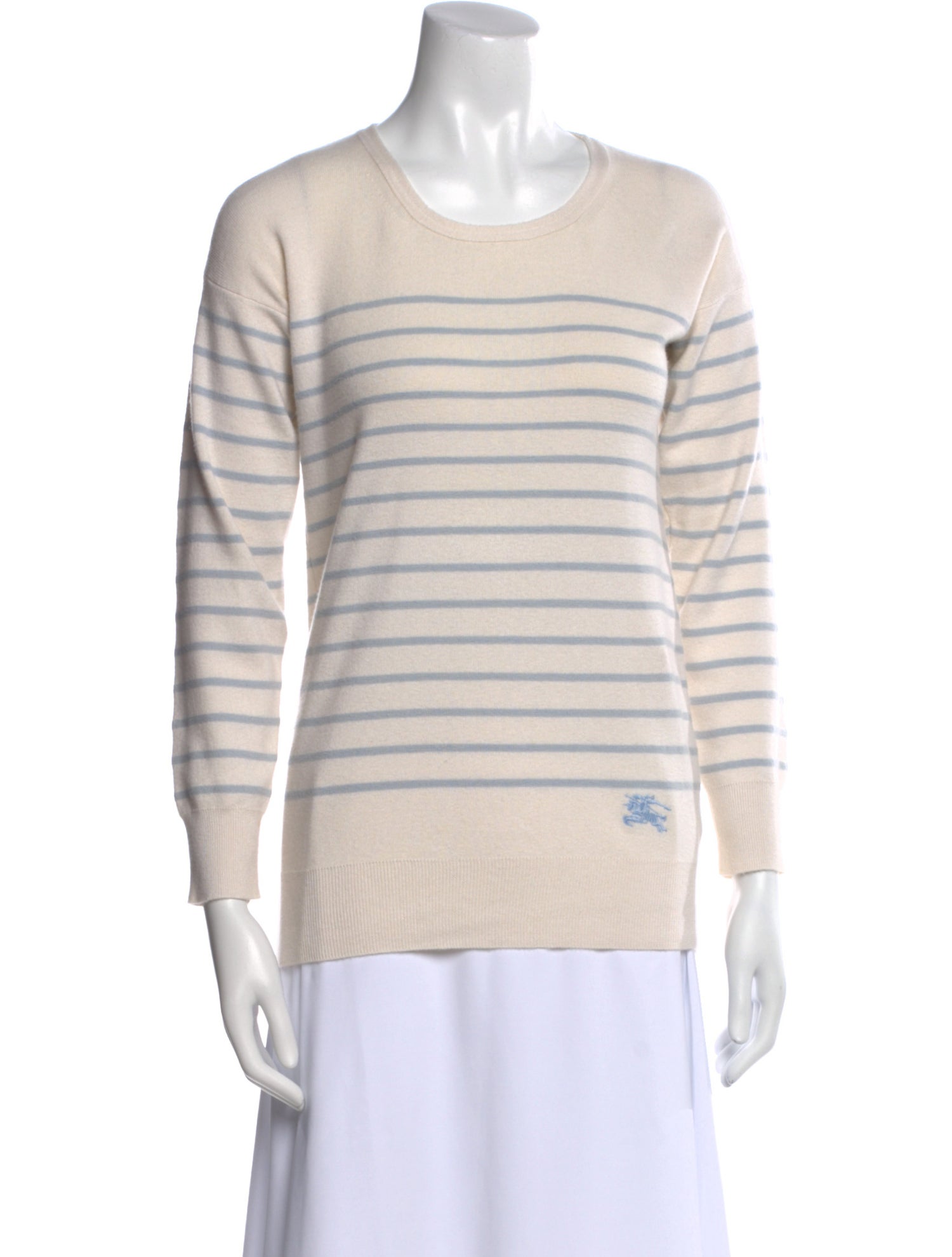 Burberry Brit Striped Scoop Neck Sweater