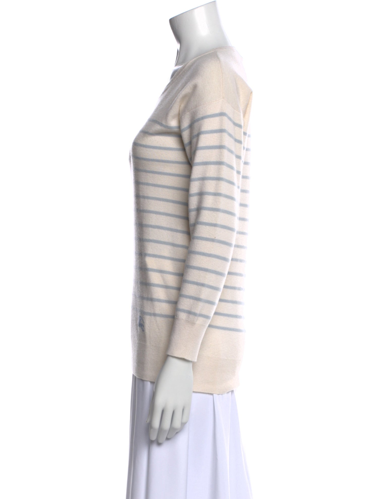Burberry Brit Striped Scoop Neck Sweater