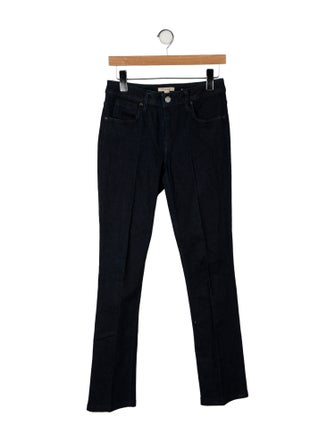 Burberry Brit Mid-Rise Straight Leg Jeans