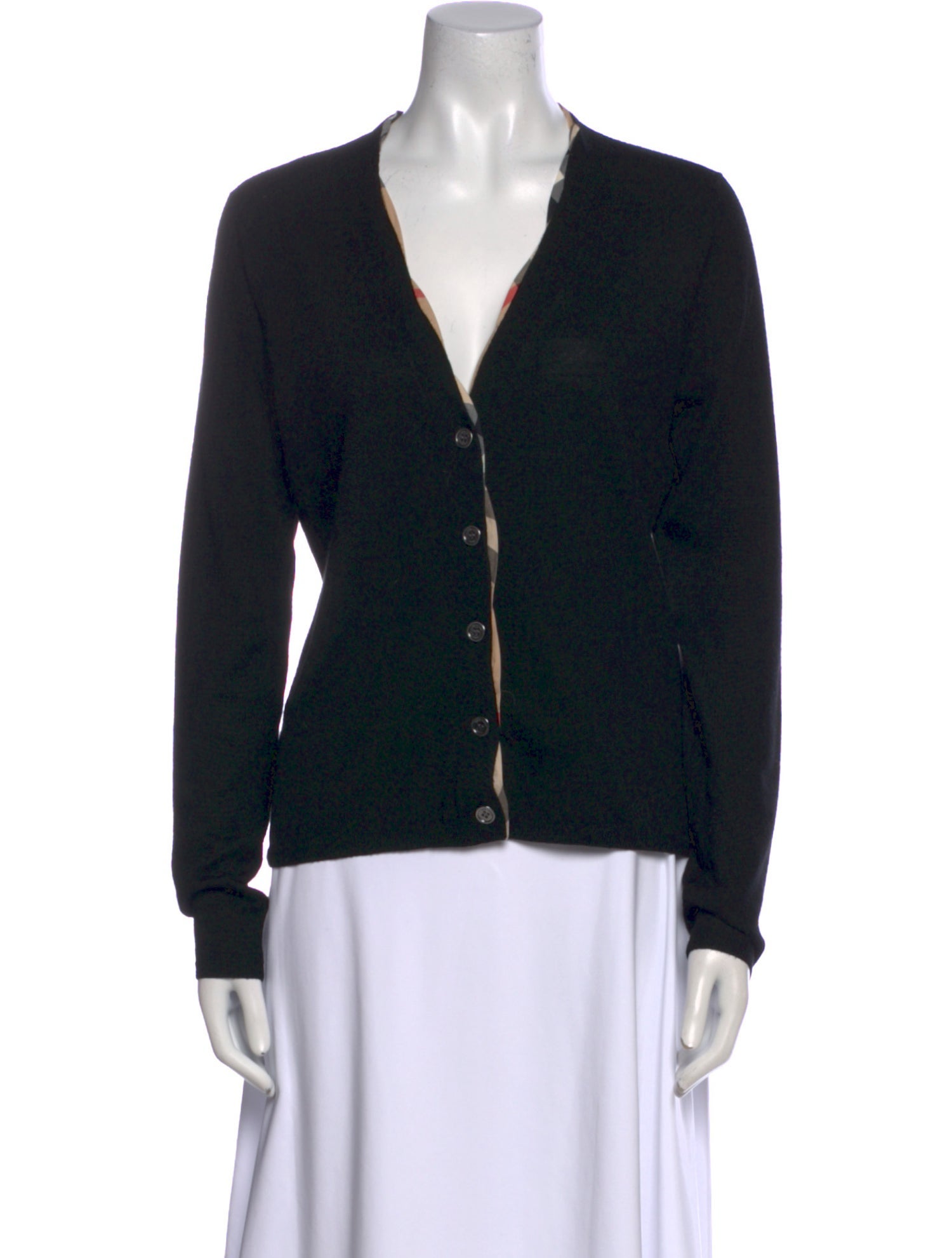 Burberry Brit Merino Wool V-Neck Sweater