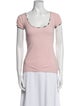 Burberry Brit Scoop Neck Short Sleeve T-Shirt