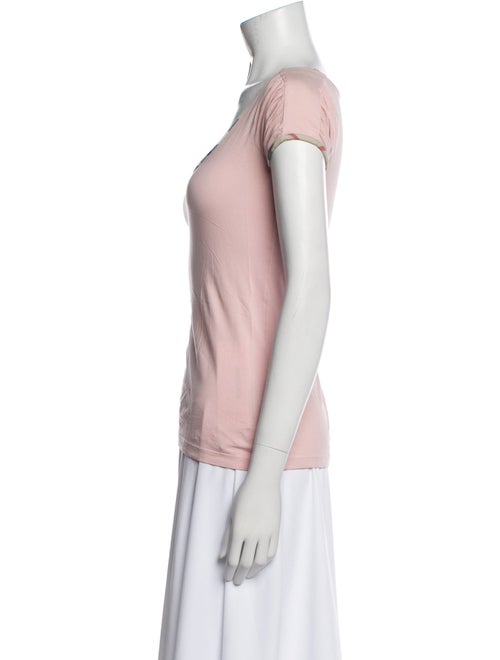 Burberry Brit Scoop Neck Short Sleeve T-Shirt