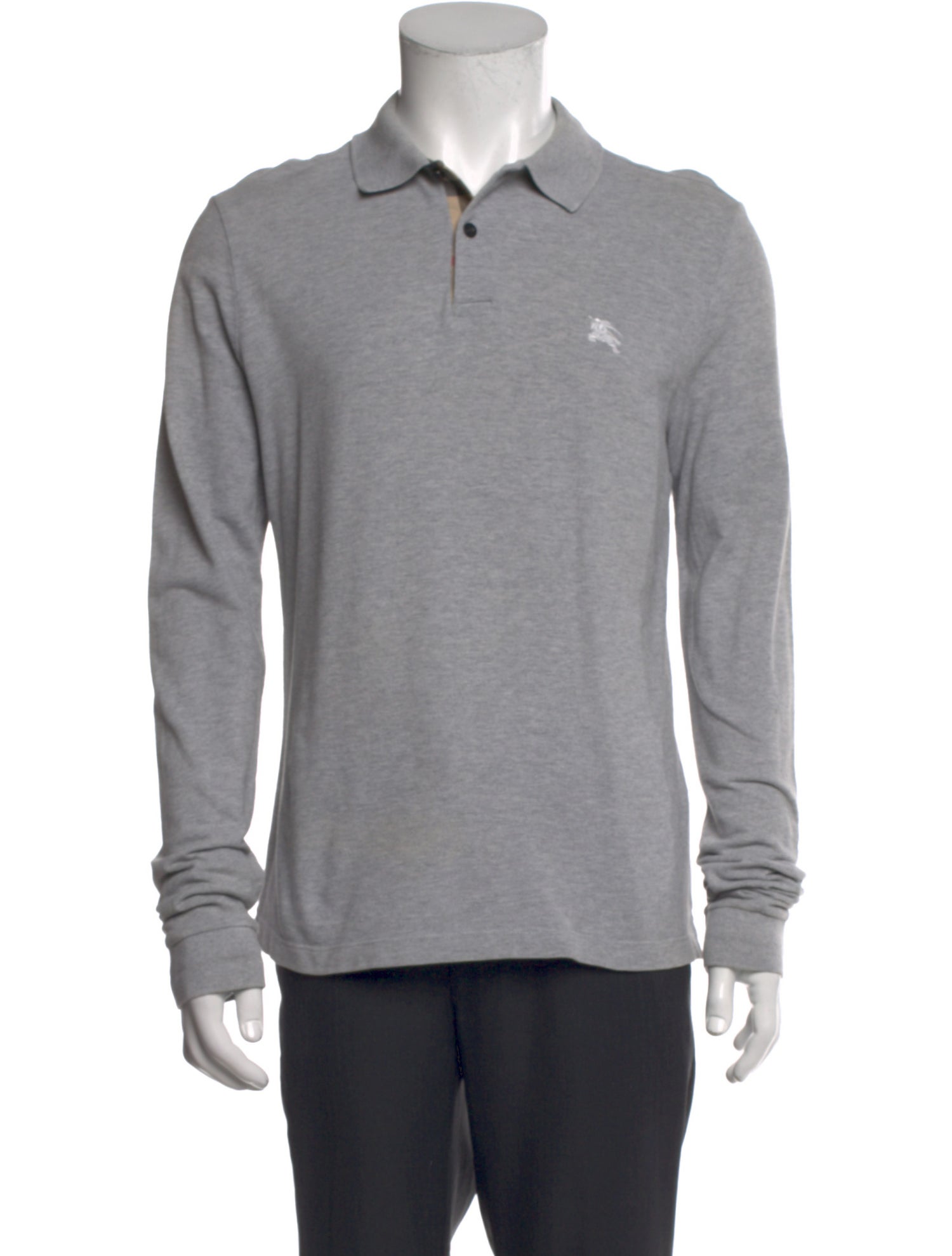 Burberry Brit Collar Long Sleeve Polo Shirt