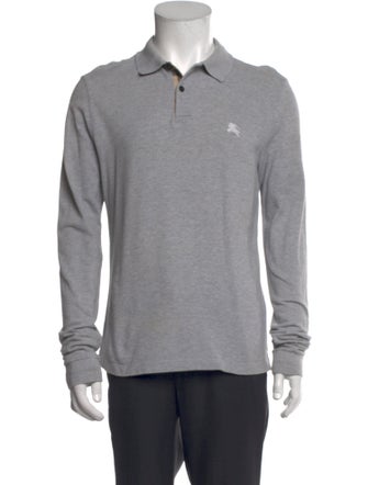 Burberry Brit Collar Long Sleeve Polo Shirt