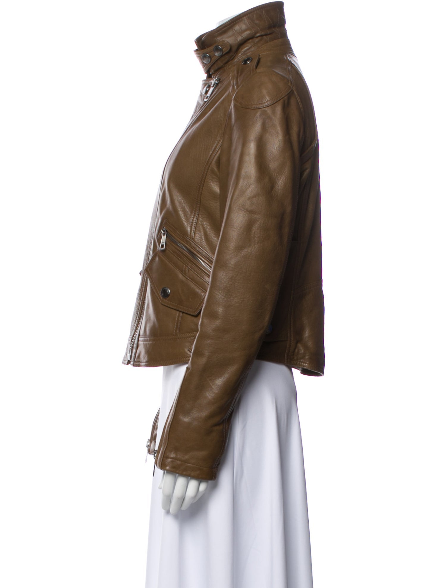 Burberry Brit Lambskin Biker Jacket