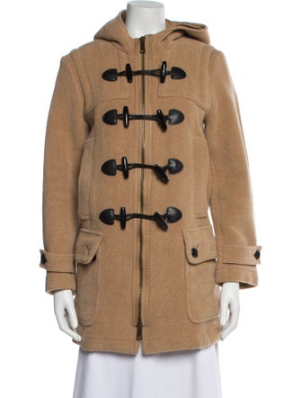 Burberry Brit Wool Faux Fur Coat