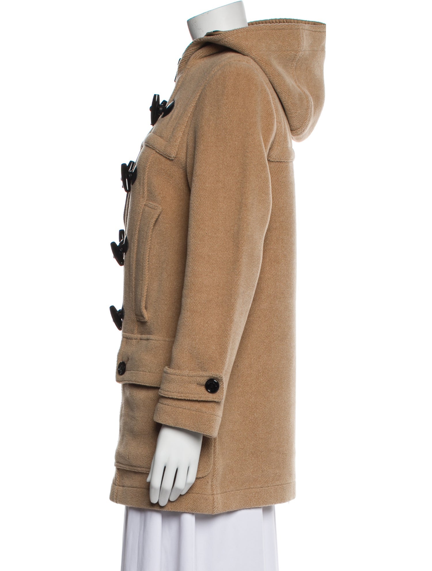 Burberry Brit Wool Faux Fur Coat
