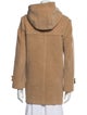 Burberry Brit Wool Faux Fur Coat
