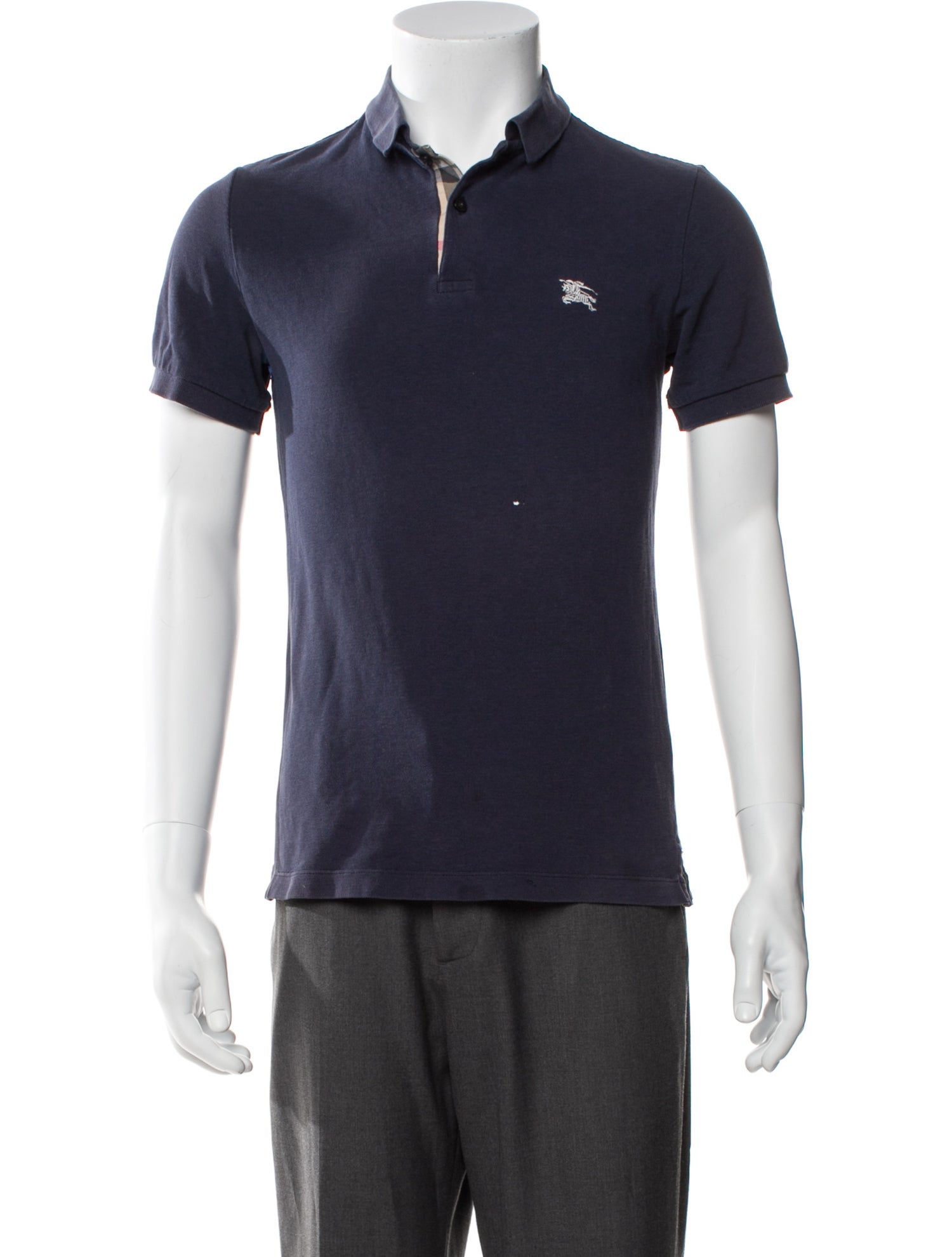 Burberry Brit V-Neck Short Sleeve Polo Shirt