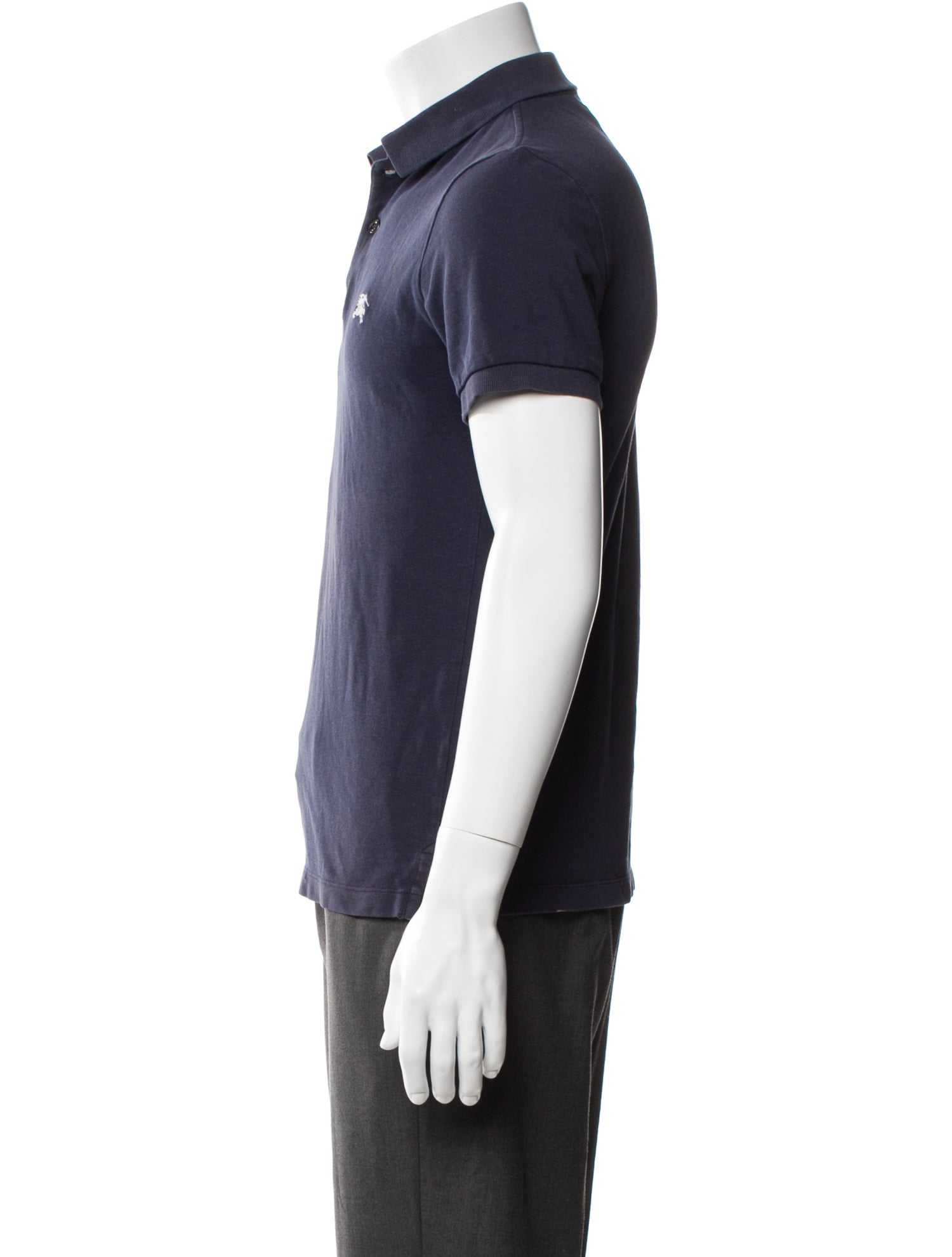Burberry Brit V-Neck Short Sleeve Polo Shirt
