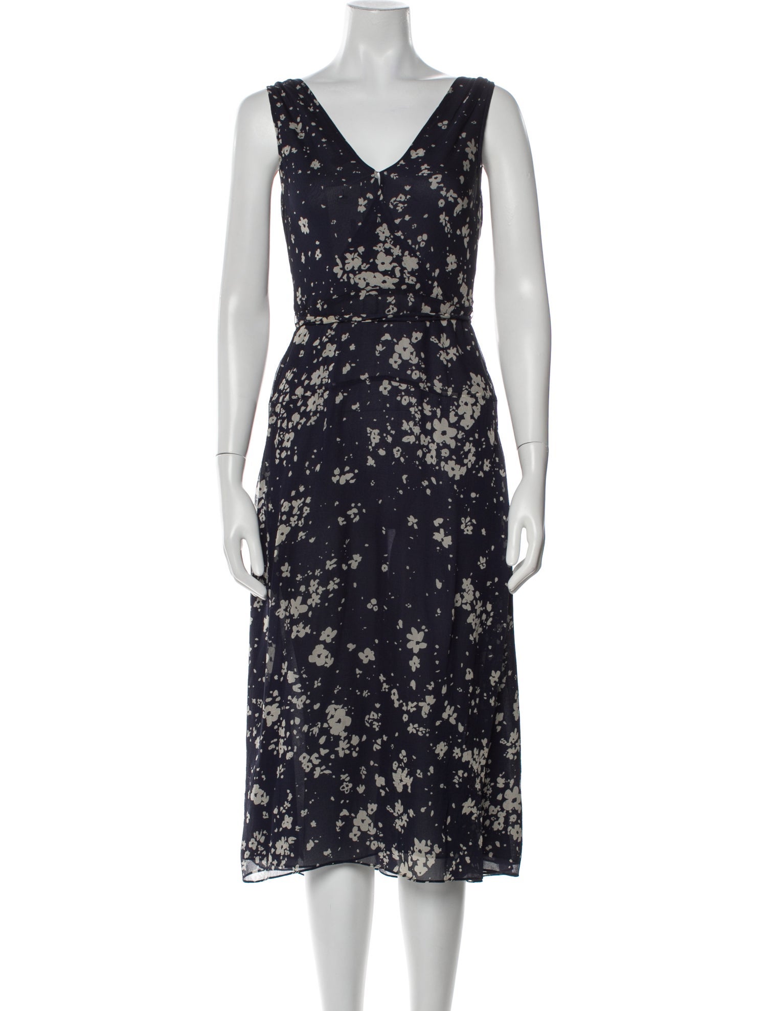 Burberry Brit Silk Midi Length Dress