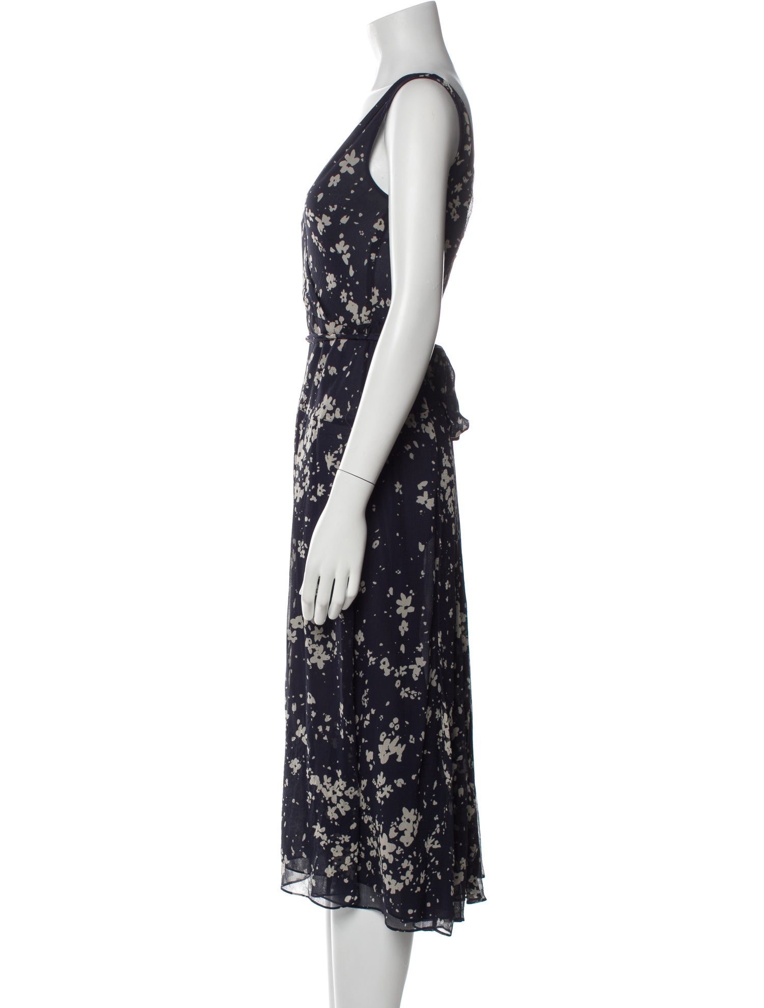 Burberry Brit Silk Midi Length Dress