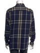 Burberry Brit Plaid Print Long Sleeve Shirt