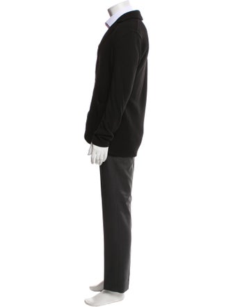 Burberry Brit House Check Pattern Wool Overcoat