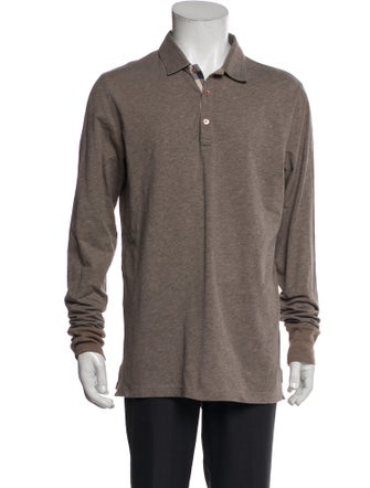 Burberry Brit House Check Pattern Collar Polo Shirt