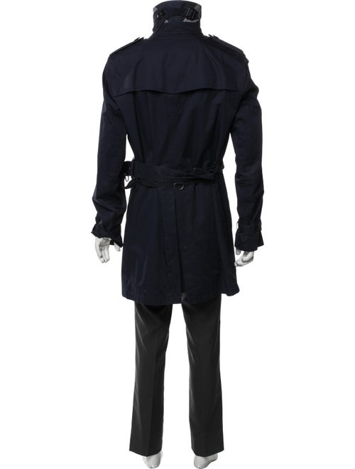 Burberry Brit Nova Check Pattern Trench Coat